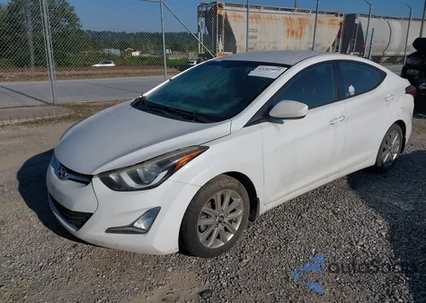 2016 Hyundai Elantra Se from USA, damaged, VIN 5NPDH4AE2GH722787